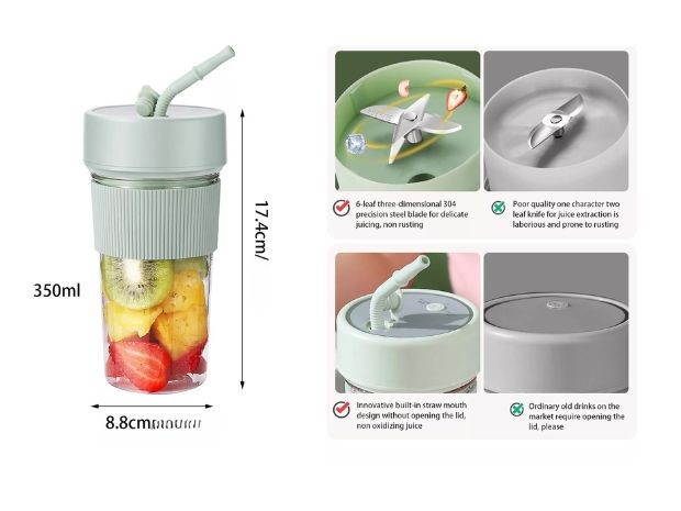&u++ LICUADORA PORTATIL JUGUERA TIPO VASO KS-K5